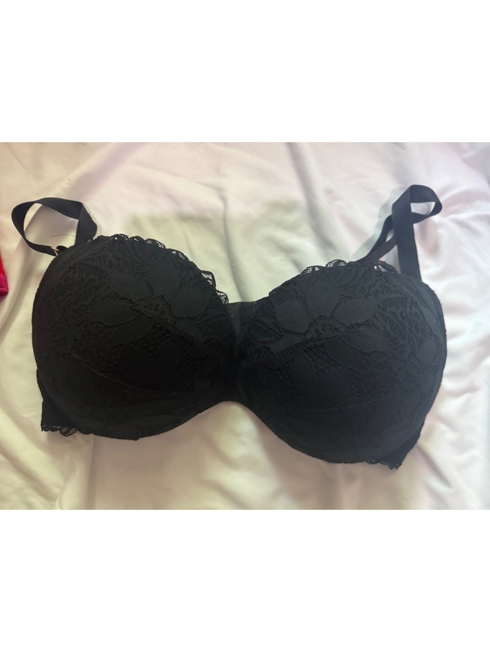 Cacique Lane Bryant Black Lace Bra 40DDD – Like New